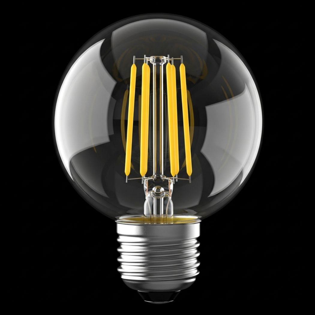 Edison Incandescent LED Round Shatterproof Bulb