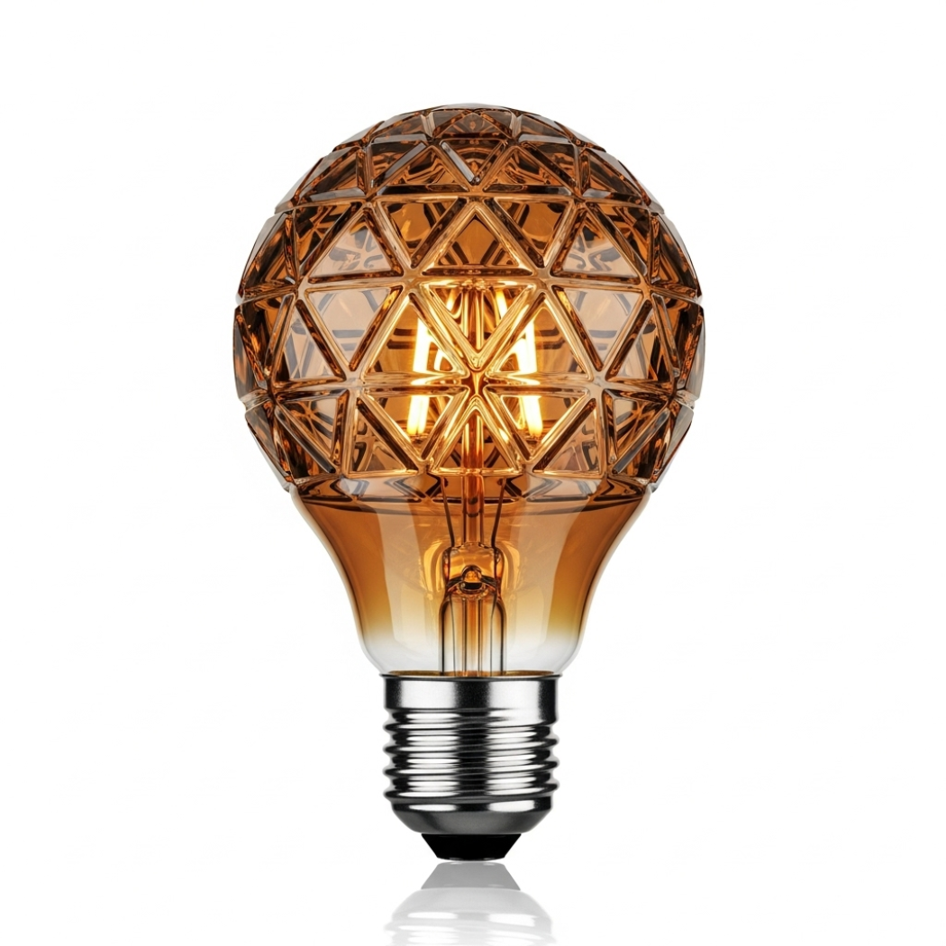 Edison Amber LED Diamond Energy Saving Light Bulb