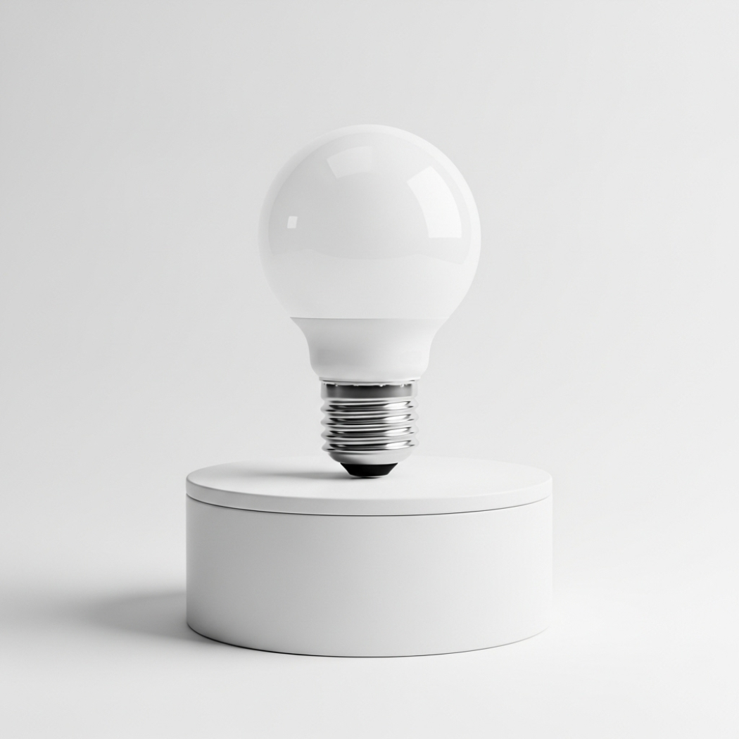 LED incandescent milky white bulb