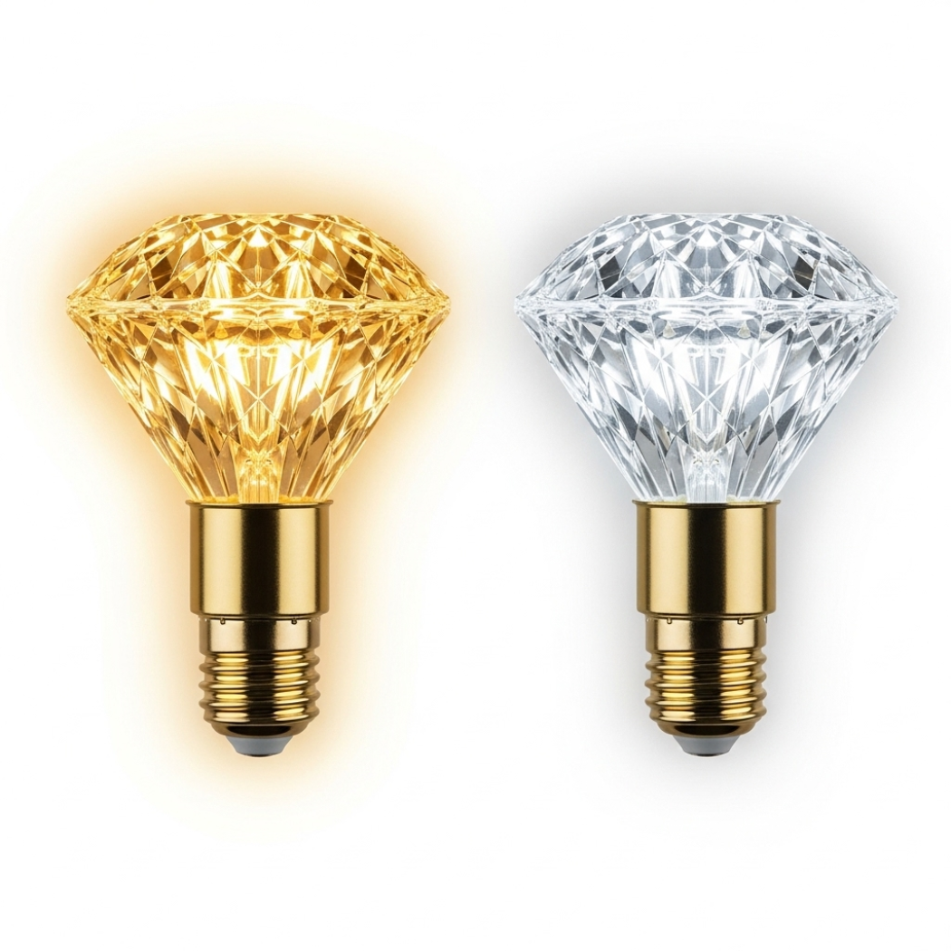 Edison Multicolor LED Diamond Bulb