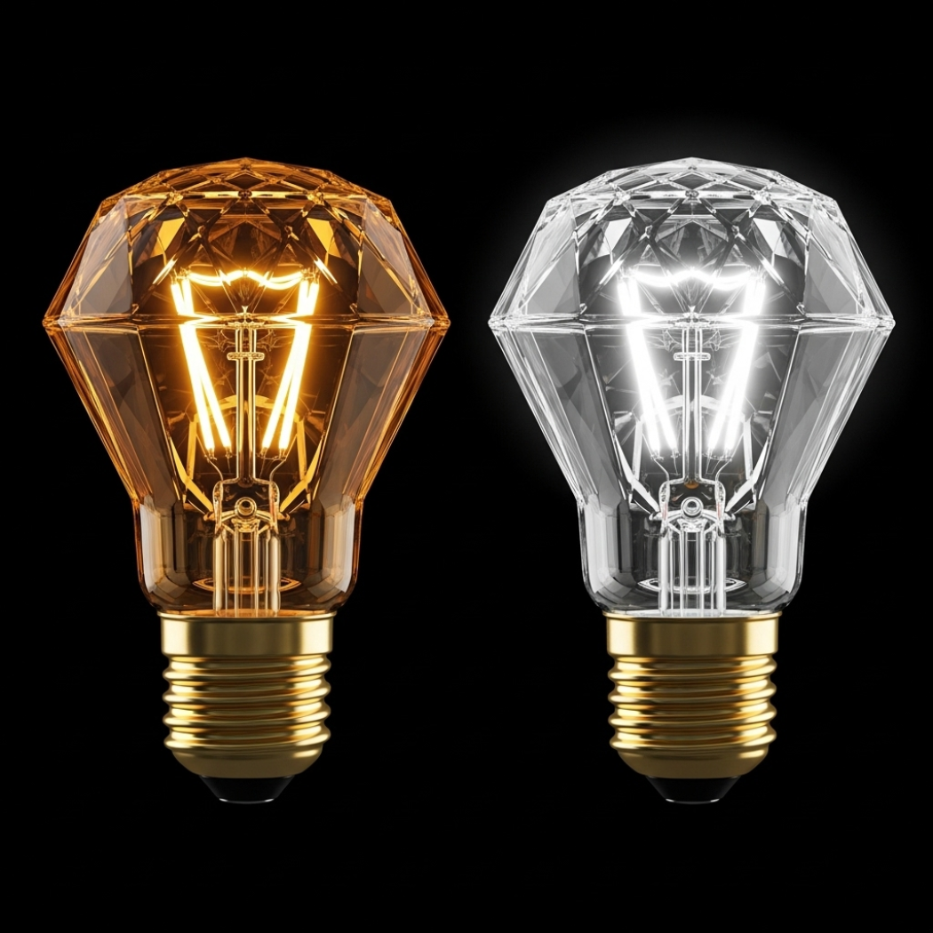 Edison Multicolor LED Diamond Bulb