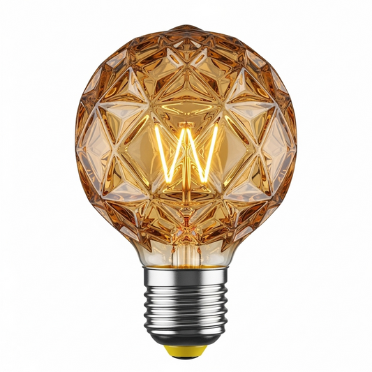 Edison Amber LED Diamond Energy Saving Light Bulb