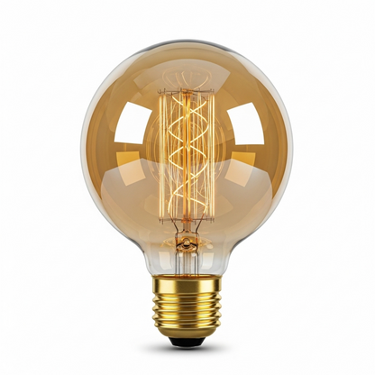 Amber LED round shatterproof bulb