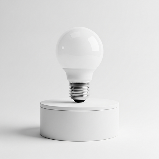 LED incandescent milky white bulb